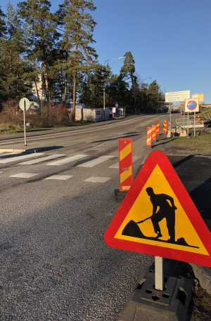 Arbete på väg steg 1.1